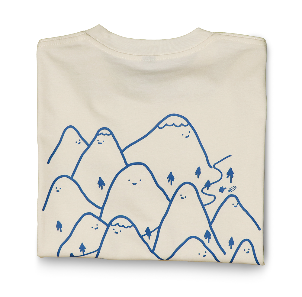 mountains are cool t-shirt