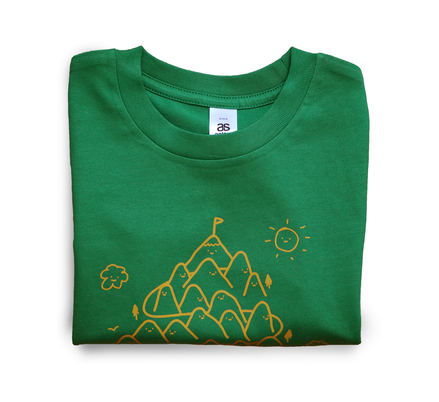 mountains are cool kids t-shirt