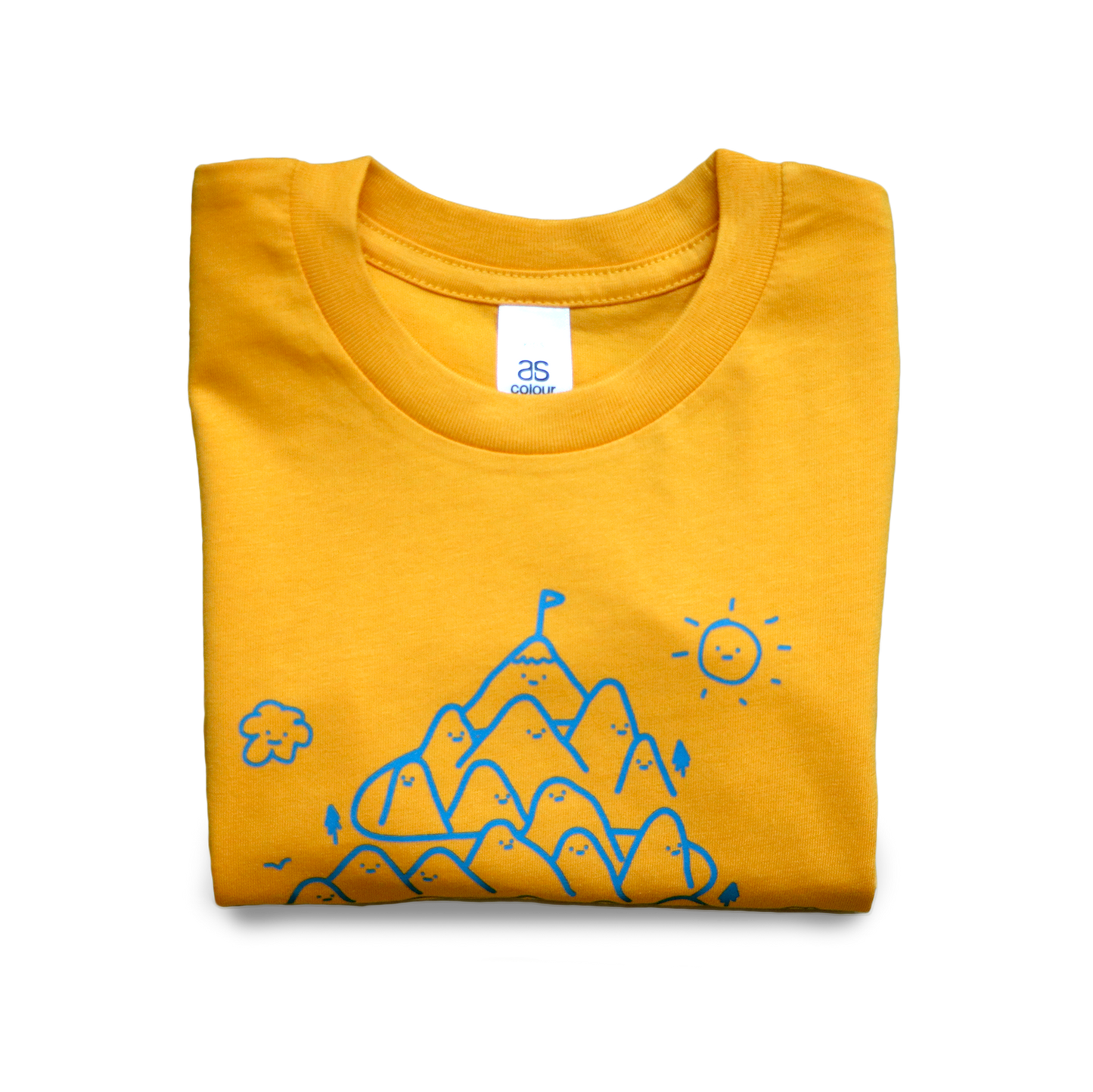 mountains are cool kids t-shirt