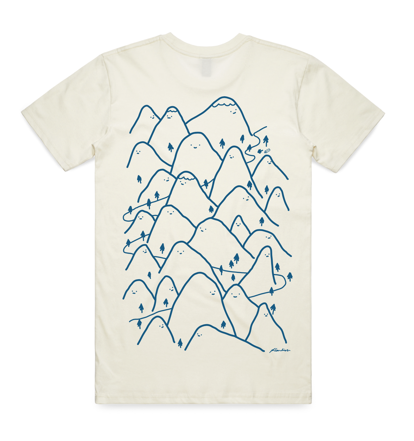 mountains are cool t-shirt