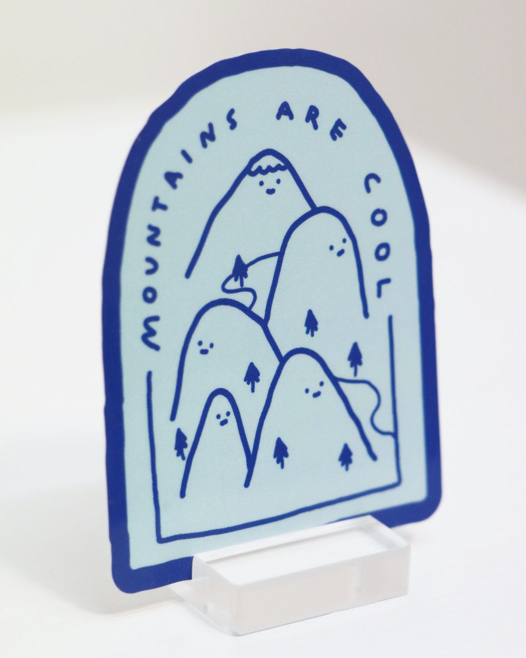 Mountains Are Cool Sticker