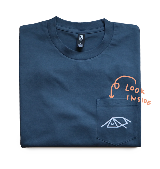 tent pocket t-shirt