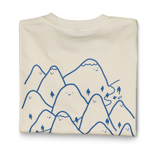 mountains are cool t-shirt